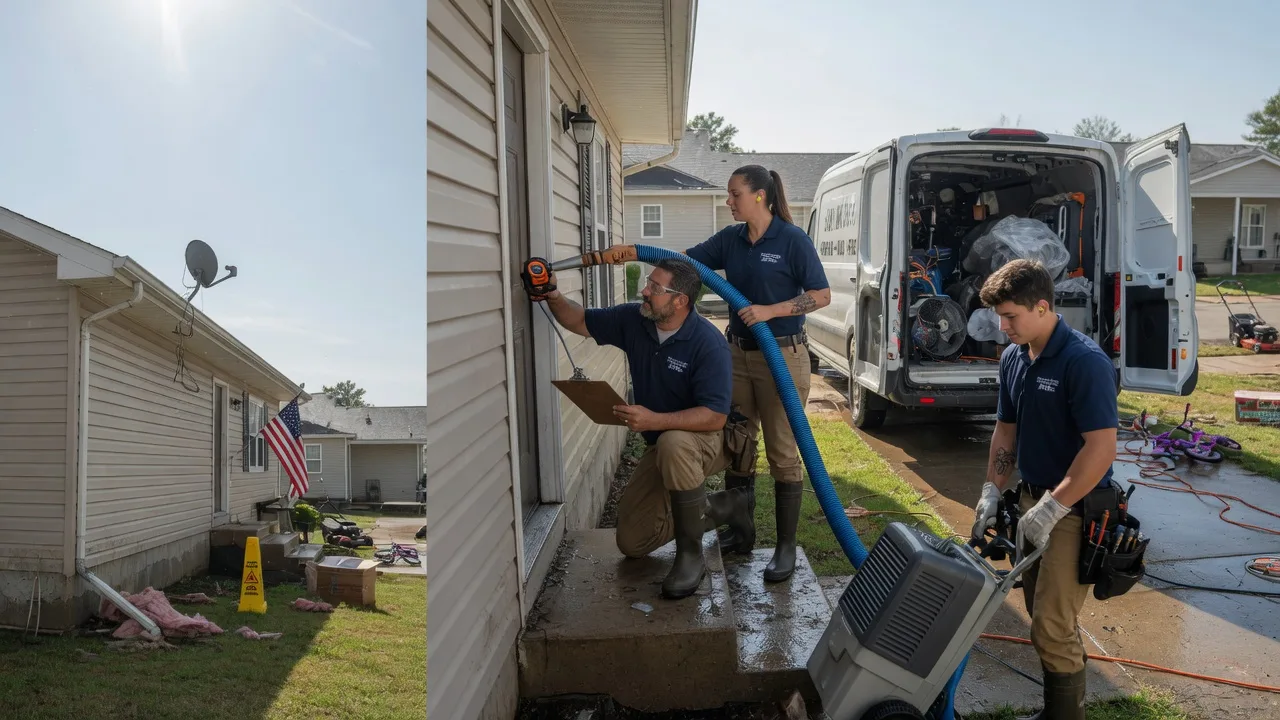 Ceiling Water Damage Restoration in Cat Spring, TX near me